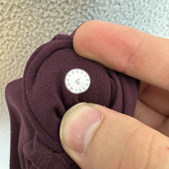 Lululemon Align High-Rise Crop 20” Maroon Leggings Size 4 - Picture 10 of 10